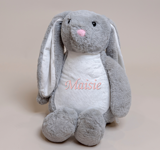 Bunny Rabbit Embroidered Name Teddy