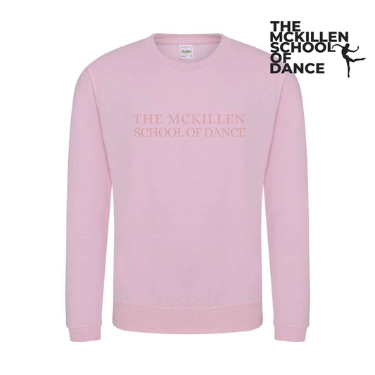 Adults Embroidered Sweatshirts : The Mckillen School of Dance