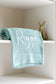 Solid Edge Baby Knit Blanket | Seagrass