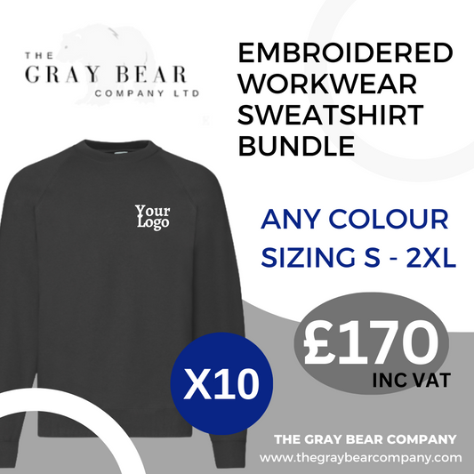 Personalised Workwear Sweatshirt Bundle