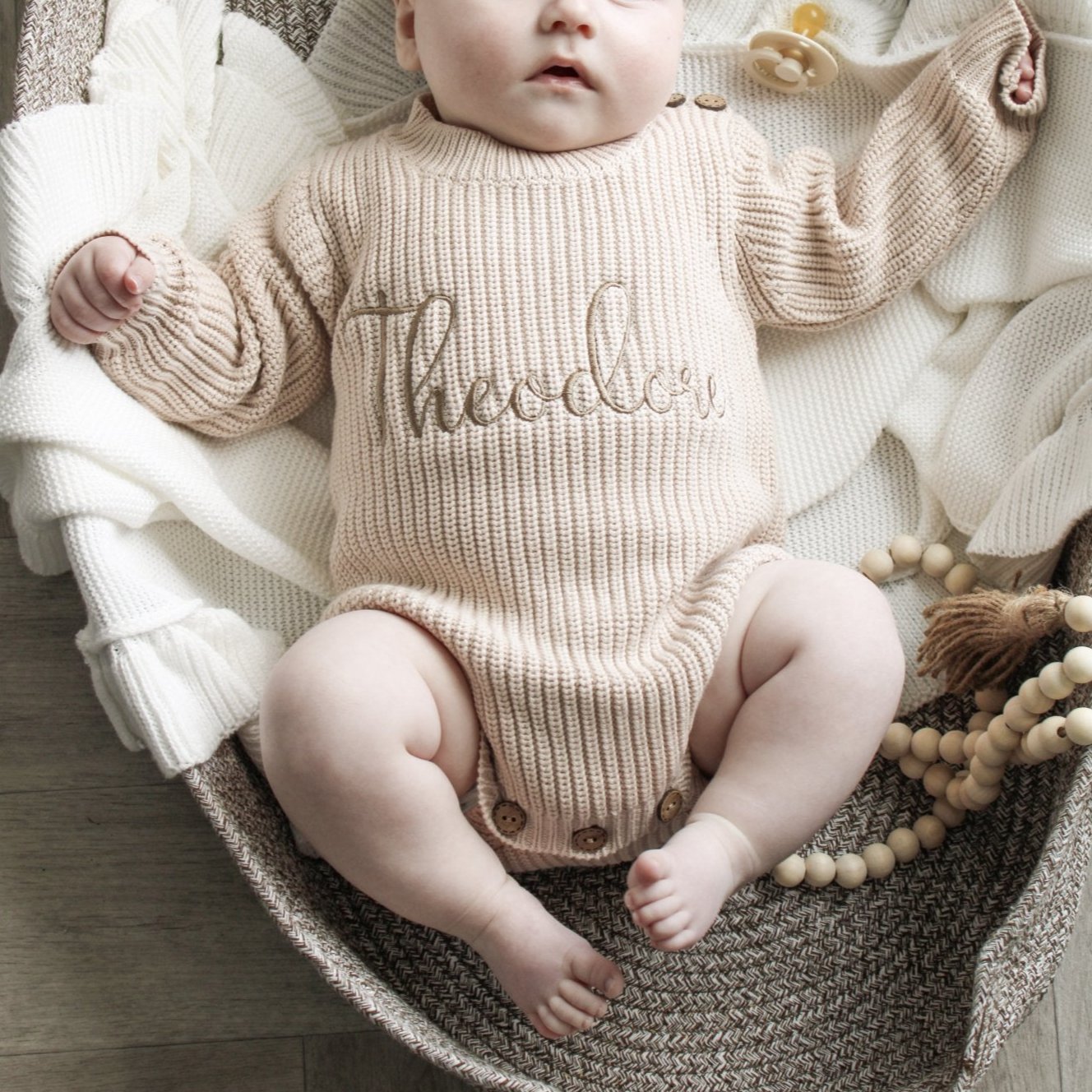 Baby Knit Sweater Romper