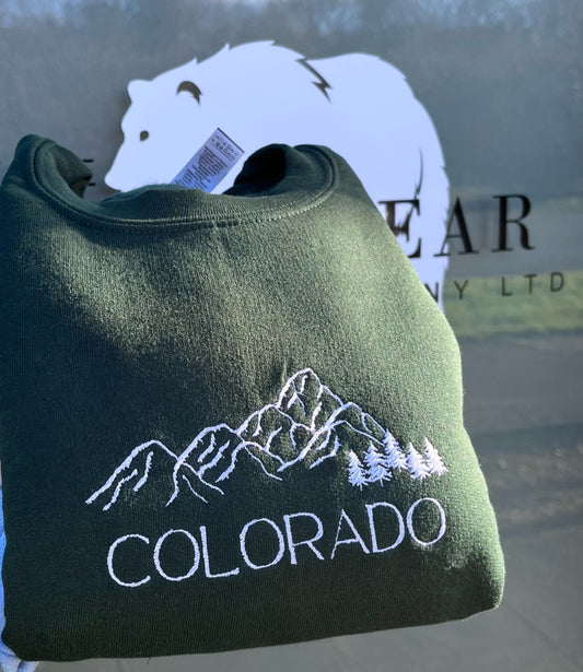 Colorado Sweatshirt Jumper or Hoodie